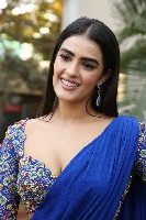 Kavya Thapar Blue Saree Photos